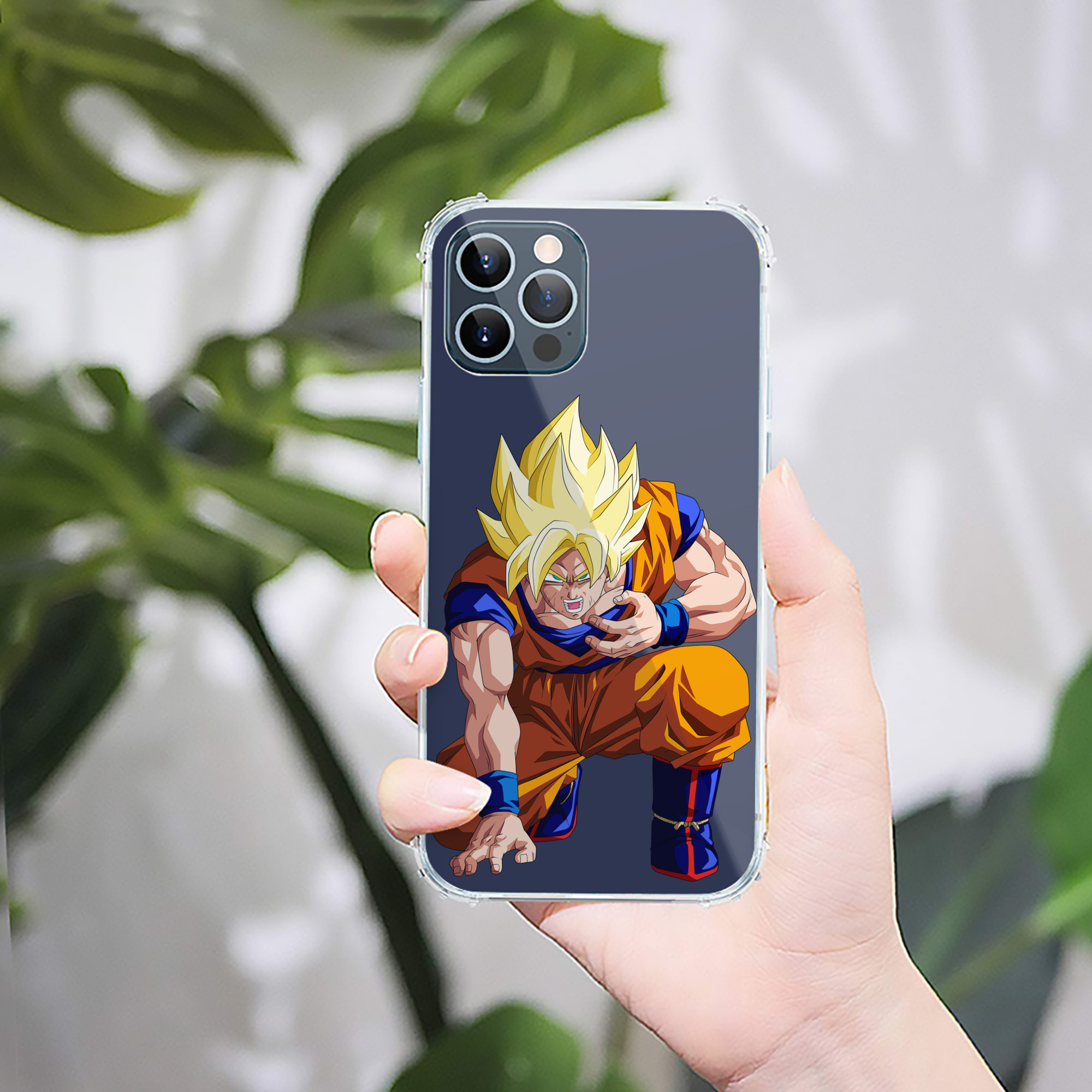 （画像用） ドラゴンボール 孫悟空（そん ごくう）Son Goku カカロット DRAGON BALL Kakarotto 【iPhone 12シリーズ対応】透明スマホケース（クリアソフトケース）